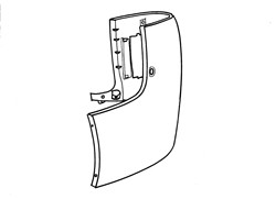 Rear Bumper End Cap - LH