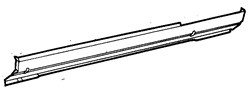 Vauxhall Astra 1984-1991 2Dr/Van Not Amax Skin Sill