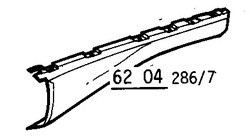 Front Wing Mounting Rail RH