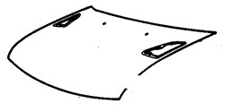 Vauxhall Astra 1991-1997 Bonnet - GSI