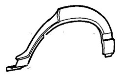 Vauxhall Carlton 1978-1986 Rear Wheel Arch - 4 Dr Saloon