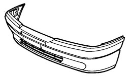 Front Bumper - Black