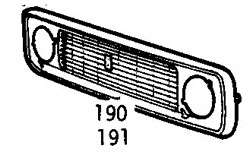 Renault 4 1965-1986 Front Grille