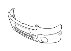 Renault Master 1998-2003 Front Bumper