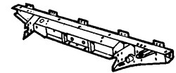 Land Rover Defender 82- Rear Crossmemeber - No Extension