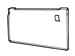 Land Rover Defender 82- Door Skin - Rear - Safari