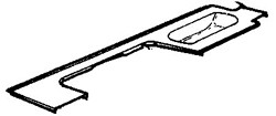 Land Rover Range Rover 1970-1994 Rear Inner Wing - Floor Section 4 Door L/H