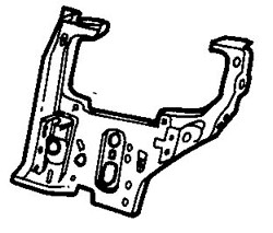 Headlamp Mounting Panel LH