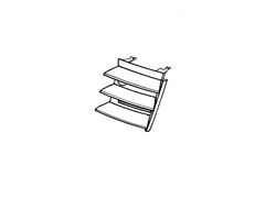 Front Bumper Grille Inner Lh