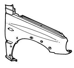Suzuki Vitara 1997-1999 Front Wing Not 1.6 2/3DR Estate R/H