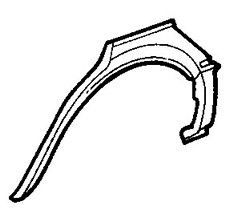 Rear Wheel Arch 4/5 Door - RH