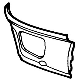 Toyota Corolla 1988-1992 Rear Lower Corner R/H