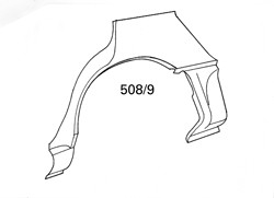 Toyota Camry 1991-1996 Rear Wheel Arch (4 Door)