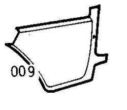 Toyota Hi-Ace 1977-1982 Sill Extension (Front/Lower/Long Wheel Base)