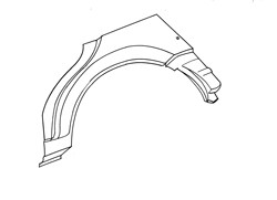 Vauxhall Astra 1998-2004 Rear Wheel Arch