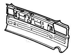 Vauxhall Cavalier 1982-1988 Rear Panel Complete