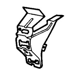 Vauxhall Cavalier Mk3 1988-1993 Front Bumper Bracket R/H