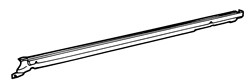 Vauxhall Vectra 1995-2002 Skin Sill 4 Door R/H