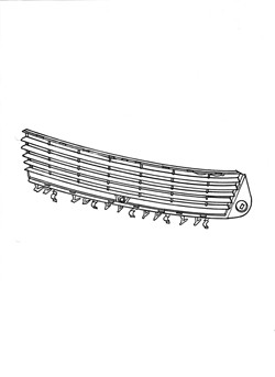 Front Bumper Grille - Centre