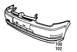 Front Bumper - Part Primed