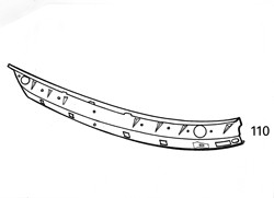 Vauxhall Tigra 1994-2001 Front Bumper Carrier/Reinforcement Panel