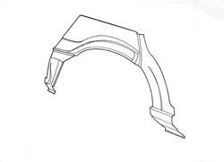 Vauxhall Zafira 1999-2005 Rear Wheel Arch