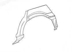 Vauxhall Zafira 1999-2005 Rear Wheel Arch