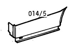 Volkswagen Beetle 1953-1979 Lower Side Panel Door to Wing