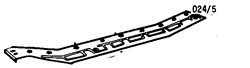 Volkswagen Beetle 1953-1979 Floor Edge - With Nuts