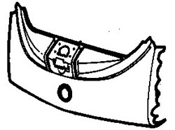 Volkswagen Beetle 1953-1974 Front Apron 1200 (1972-1985) 13/1500 (1967-1974)
