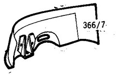 Volkswagen Beetle 1953-1967 Chassis Over Rear Axel - With Bracket (1953-1967)