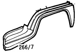 Volkswagen Transporter 73-79 Front Wheel Arch (With Door Step)