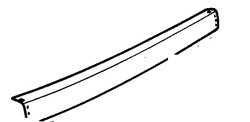Volkswagen Transporter 79-90 Rear Bumper (Centre)