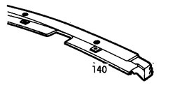 Rear Bumper Centre - Black