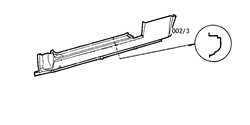 VOLKSWAGEN GOLF (1974-08/83) Sill (Full)