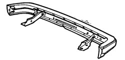 Rear Bumper - Without Moulding