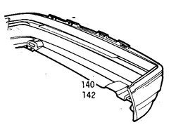 Rear Bumper - Black - CL Model