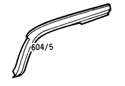 Volkswagen Polo Mk3 1990-1994 Rear Wheel Arch - Flare