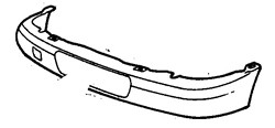 Front Bumper - Black