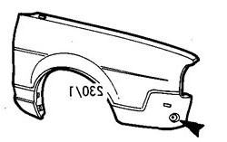 Volkswagen Passat Estate 1980-1988 Front Wing R/H