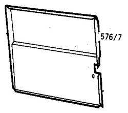 Volkswagen LT 1975-1996 Door Skin (Rear/Lower Half)