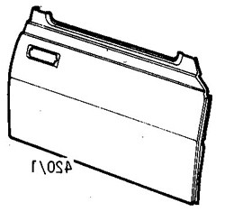 Volvo 340 Series 1976-1991 Door Skin (Front 4 & 5 Door) R/H