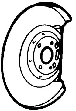 Rear Brake Disc Back Plate