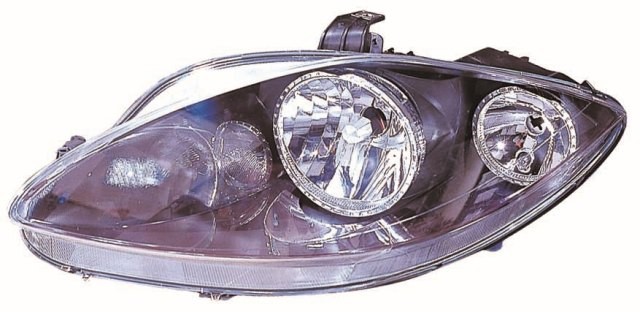 Headlamp - Halogen Black -  LH