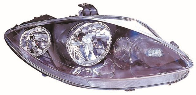 Headlamp - Halogen Black -  RH