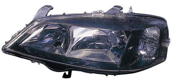 Headlamp Not Xenon Black LH