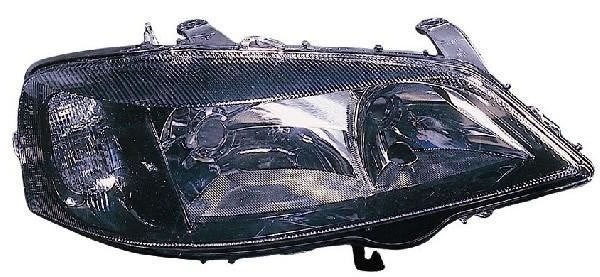 Headlamp Not Xenon Black RH