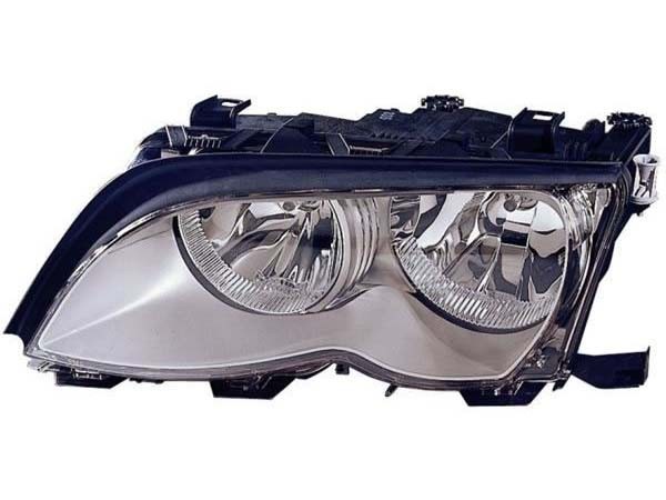 Headlamp Halogen Chrome LH