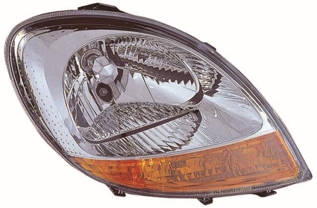 Renault Kangoo 2003-2006 Headlamp (Amber Indicator/Two Wheel Drive)