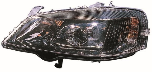 Headlamp-Xenon-Blk Ref - LH